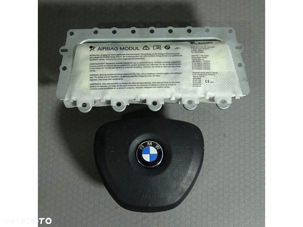 BMW 5 F10 F11 AIRBAG PODUSZKA KIEROWCY PASAŻER - 1