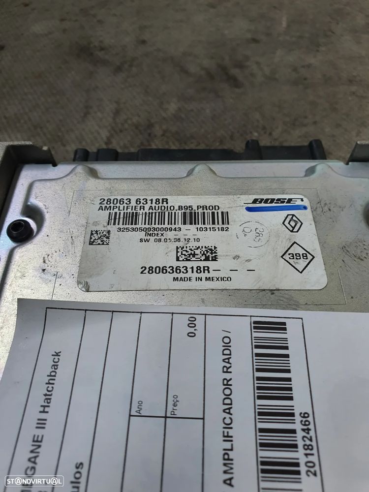 AMPLIFICADOR RENAULT MEGANE III / 280636318R - 2
