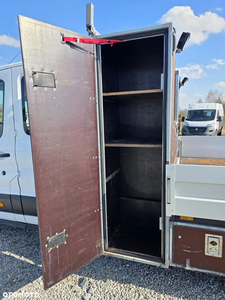 Ford TRANSIT 2,2 TDCI 155 KONNA DOKA BRYGADÓWKA 7 OSOBOWA 3,5M SKRZYNIA KLIMA 113T/KM PRZEBIEGU GWARANCJA BLIŻNIAKI DO 3,5T - 34