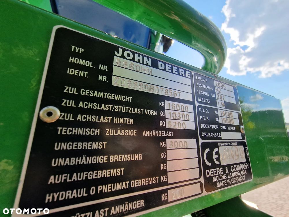 John Deere 9680i, 4x4, 6.7m+stół do rzepaku - 10