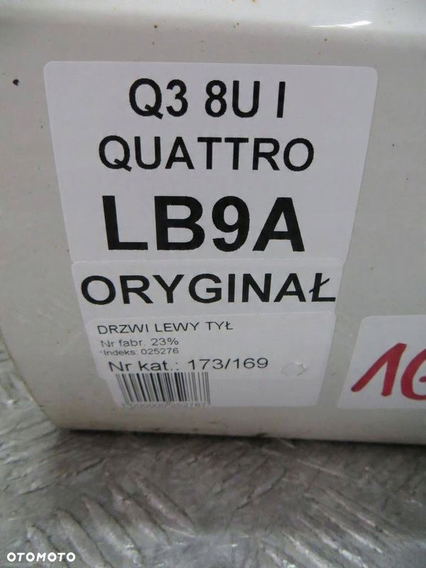 AUDI Q3 8U DRZWI LEWY TYŁ TYLNE LB9N 11- - 6