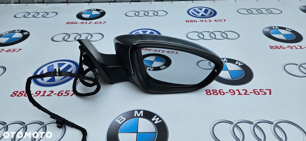 VW SCIROCCO 1K8 LIFT R-LINE Kompletne lusterko prawe Lusterko pasażera 13 KABLI 13 PIN EUROPA - 4