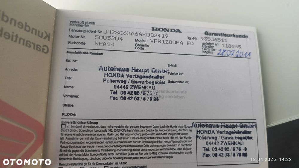Honda VFR - 35