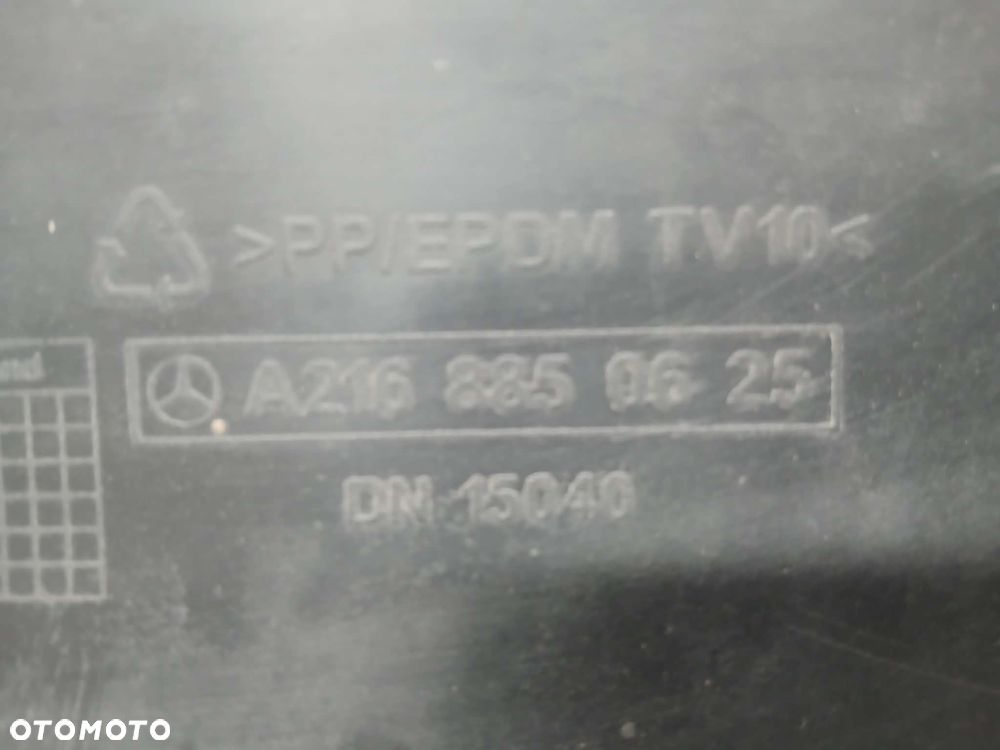 DYFUZOR ZDERZAKA TYŁ TYLNEGO CHROM MERCEDES CL 216 PRZED LIFTEM DOKŁADKA a2168850625 - 6