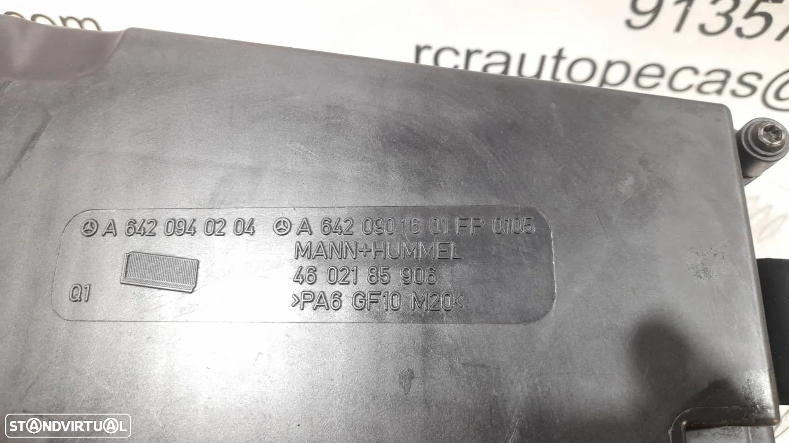 CAIXA FILTRO AR MERCEDES BENZ CLS C219 W219 320 CDI 24V 224CV OM642920 642920 A6420901601 6420901601 CLASS E W211 - 7