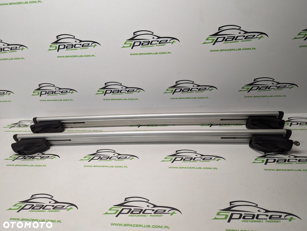 Bagażnik dachowy bazowy na otwarte relingi Thule 775 wingbar 118cm z napisem Renault. - 4