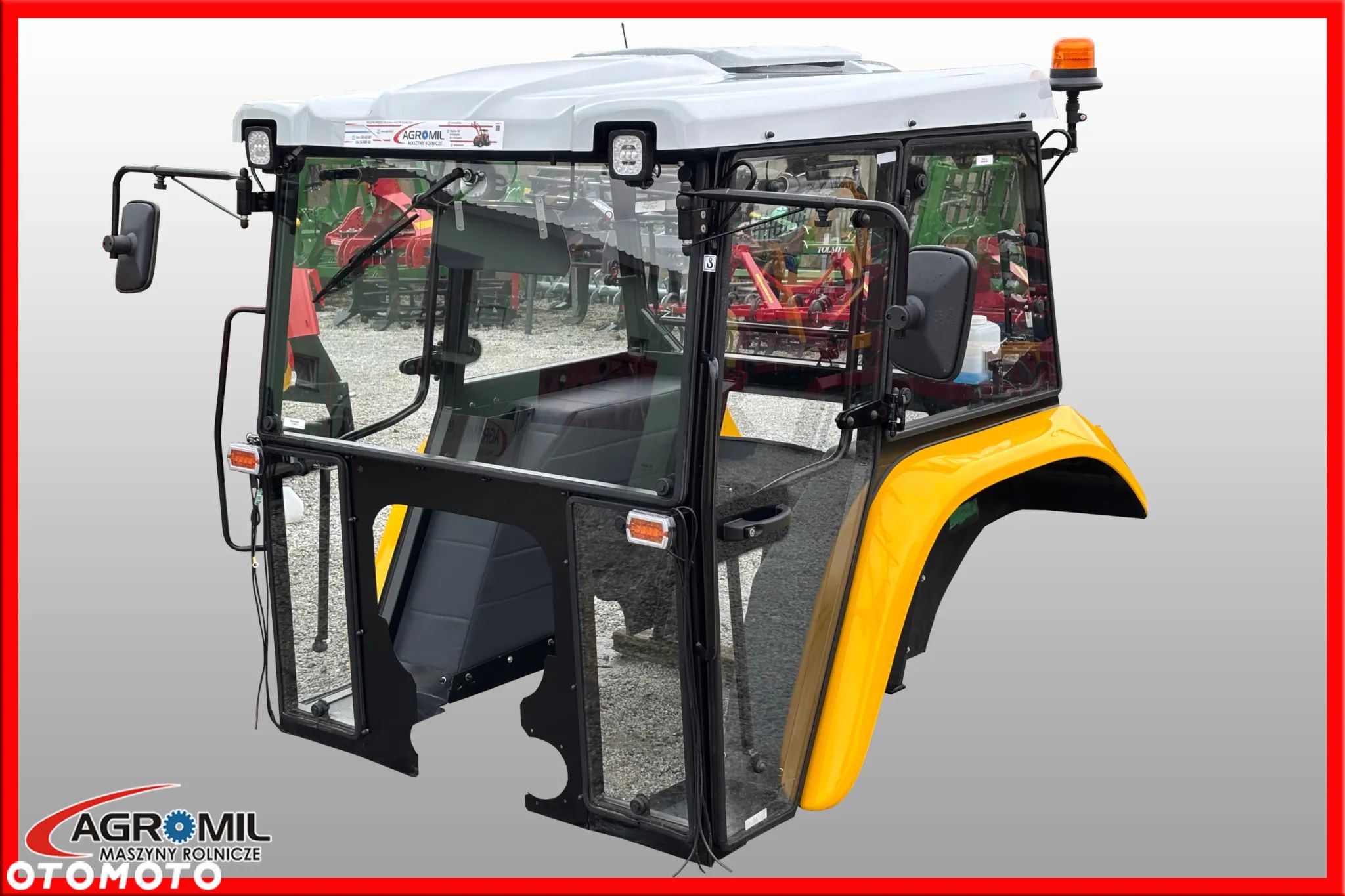 Kabina C-360 Z Błotnikami BTW X 2023 Naglak biało-żółta biały dach - 1