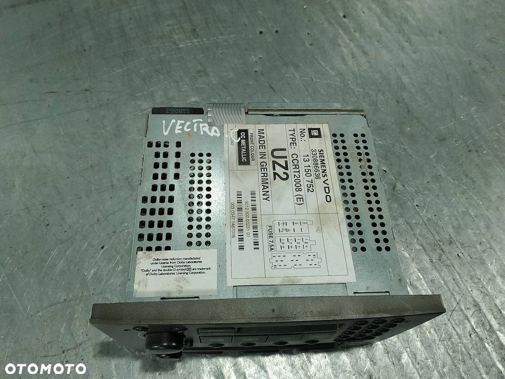 RADIO  OPEL VECTRA C 13150752  13154971 - 3