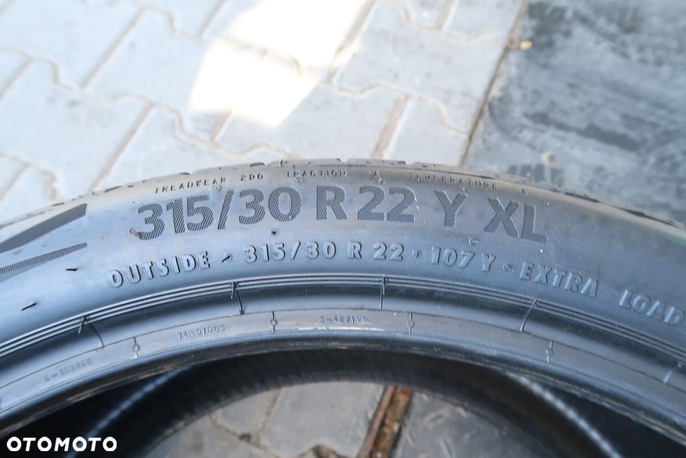 Opon tylne BMW X5 315/30R22 107y XL 25r Idealne - 3