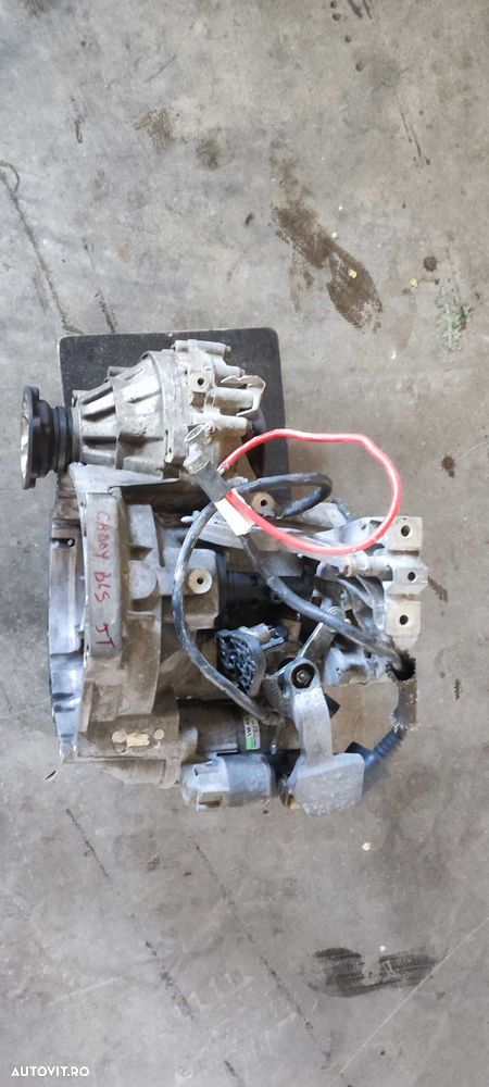 Cutie viteze manuala 5 trepte cu electromotor volkswagen vw caddy 2008 motor 1.9 BLS cod cutie JCS - 1