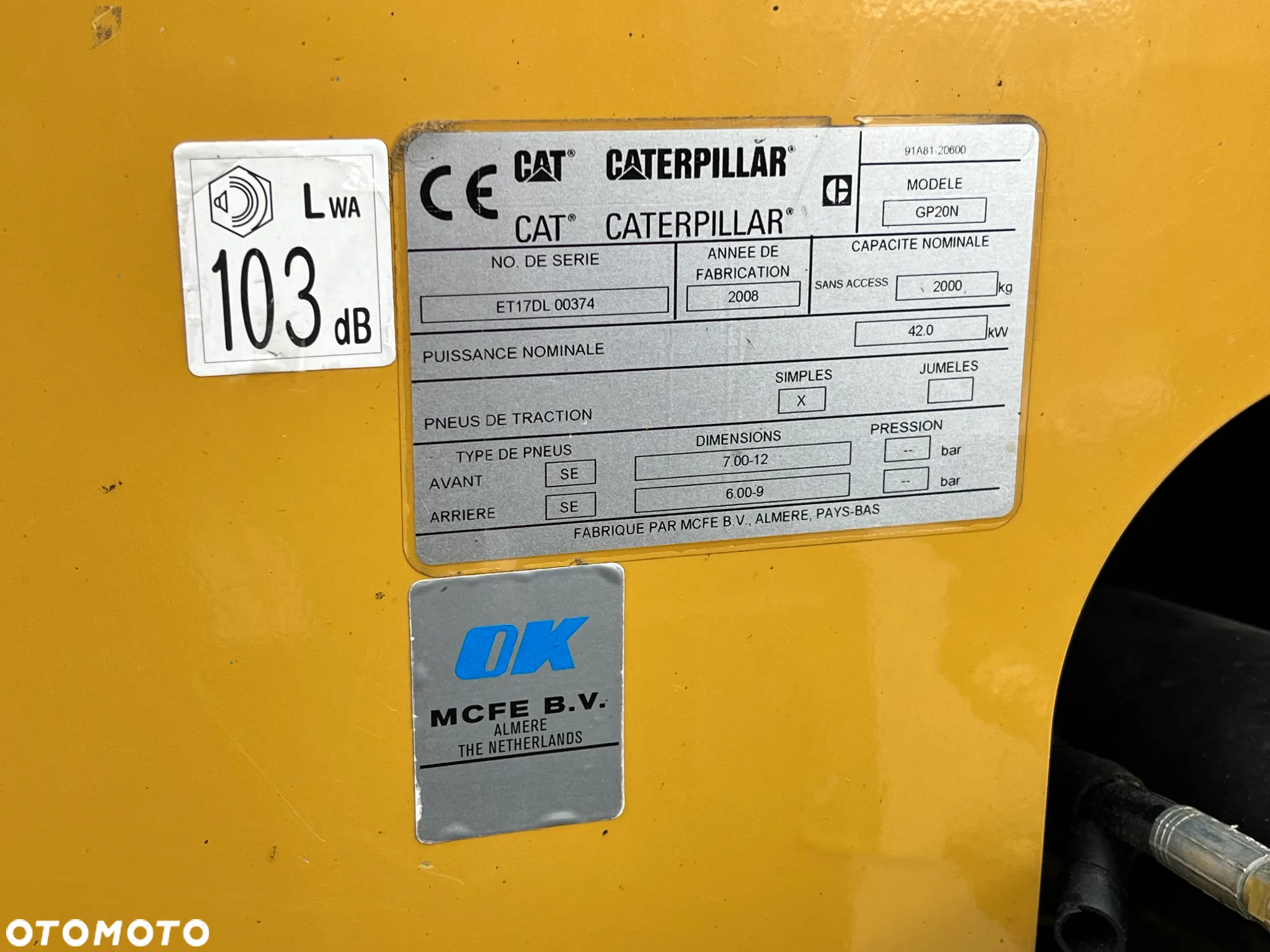 Caterpillar GP20N - 17