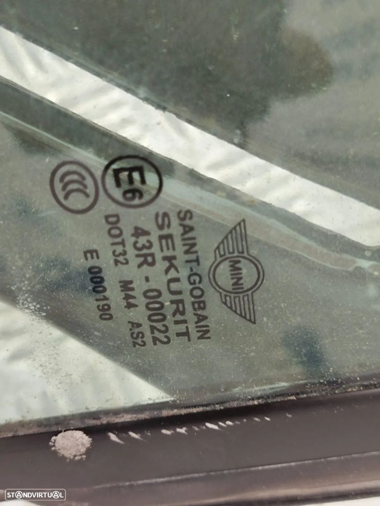 Vidro com armação Traseiro Direita Esquerda Original Mini Cooper One S D R57 Cabrio - 16