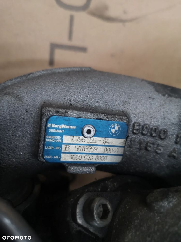 TURBOSPRĘŻARKI BMW E83 E60 E90 X3 3.5d 3.0sd M57 286KM 7796355 Bi TURBO - 10