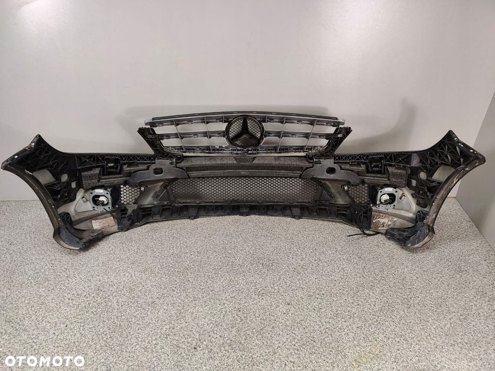 MERCEDES C W204 ZDERZAK AMG MASKA BŁOTNIK LAMPY BI XENON CHŁODNICE PAS - 6