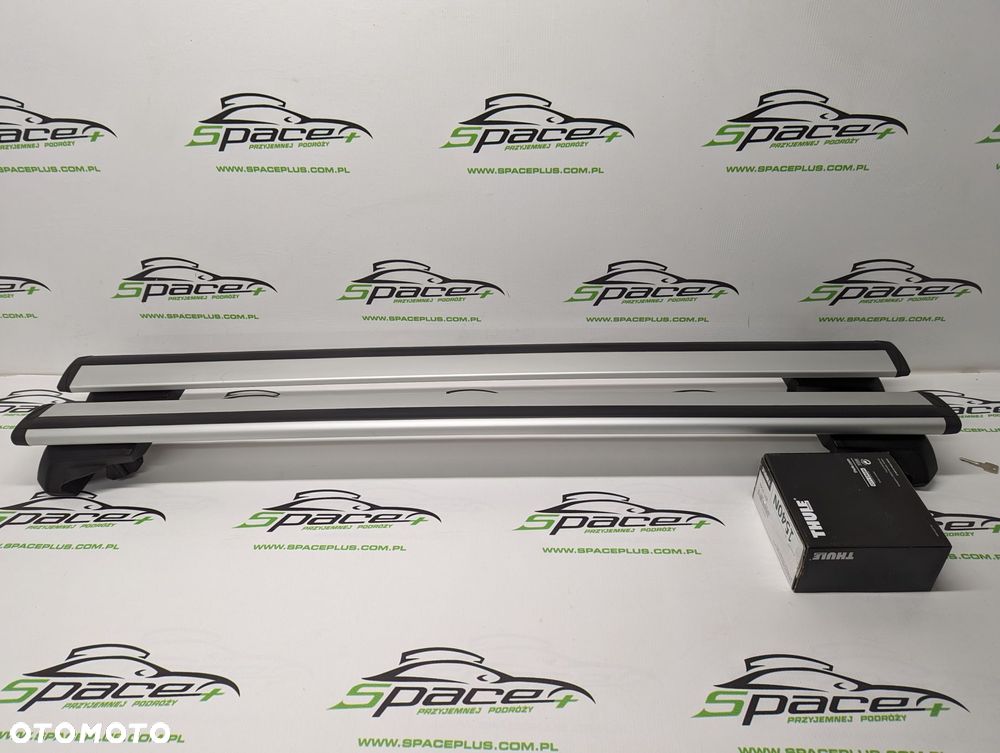 Bagażnik dachowy Thule: belki 961 + Stopy 7104 Na otwarte relingi - 1