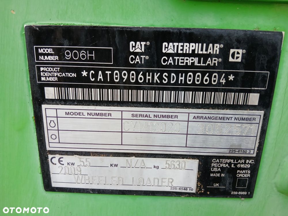 Caterpillar 906H 2009 łyżka widły ładowarka z Niemiec - 15