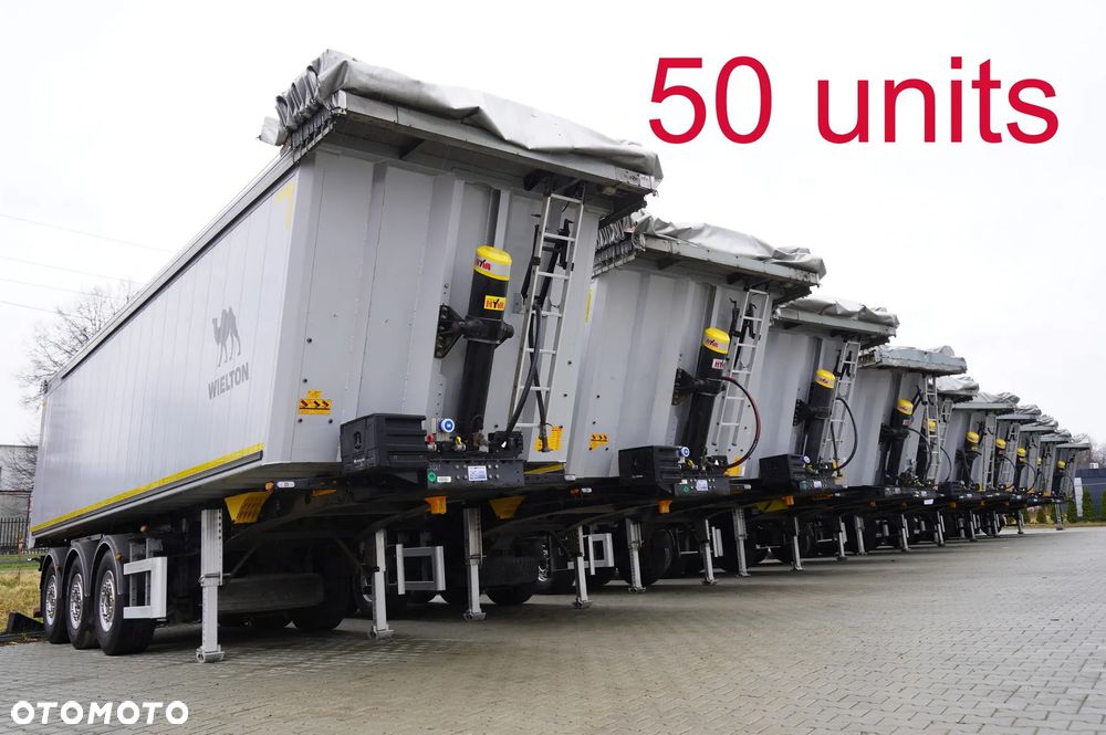 Wielton NW-3 / waga 6,2 t / poj. 38m3 / elek. dach / Teflon / 50 naczep r.2024_242025 - 1