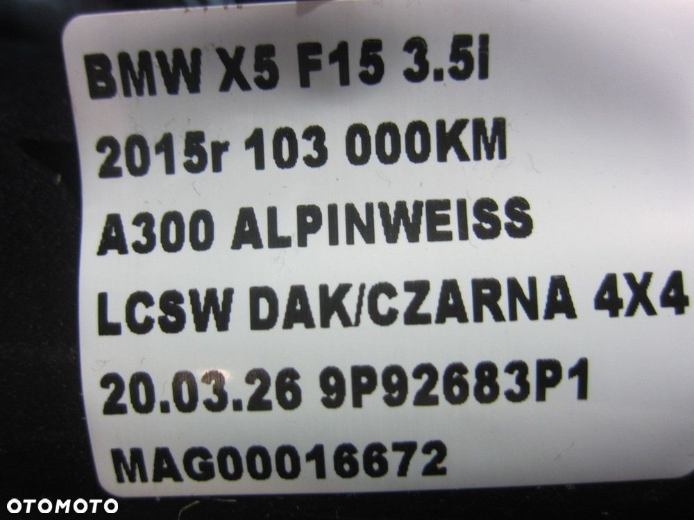 BMW X5 F15 F16 E70 RURA WĄŻ POWIETRZA PRZEWÓD INTERCOOLERA 13717571350 X5 - 9