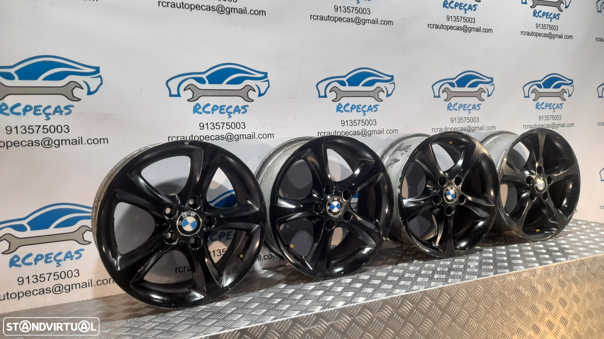 - Conjunto Jantes 17 BMW 7J ET47 5x120 6778219 - 5