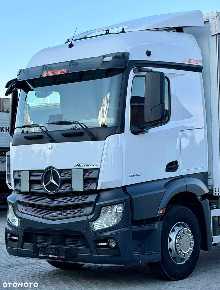 Mercedes-Benz ACTROS 2540 / FIRANKA / WINDA / 20 EUROPALET / OŚ PODNOSZONA / AUTOMAT / E6 / 2018 ROK / NISKI PRZEBIEG / SPROWADZONY - 8