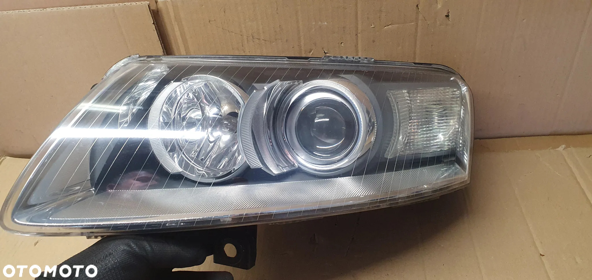 Lampa lewy przód przednia lewa BI XENON Audi A6 C6 4F0941003AK - 7