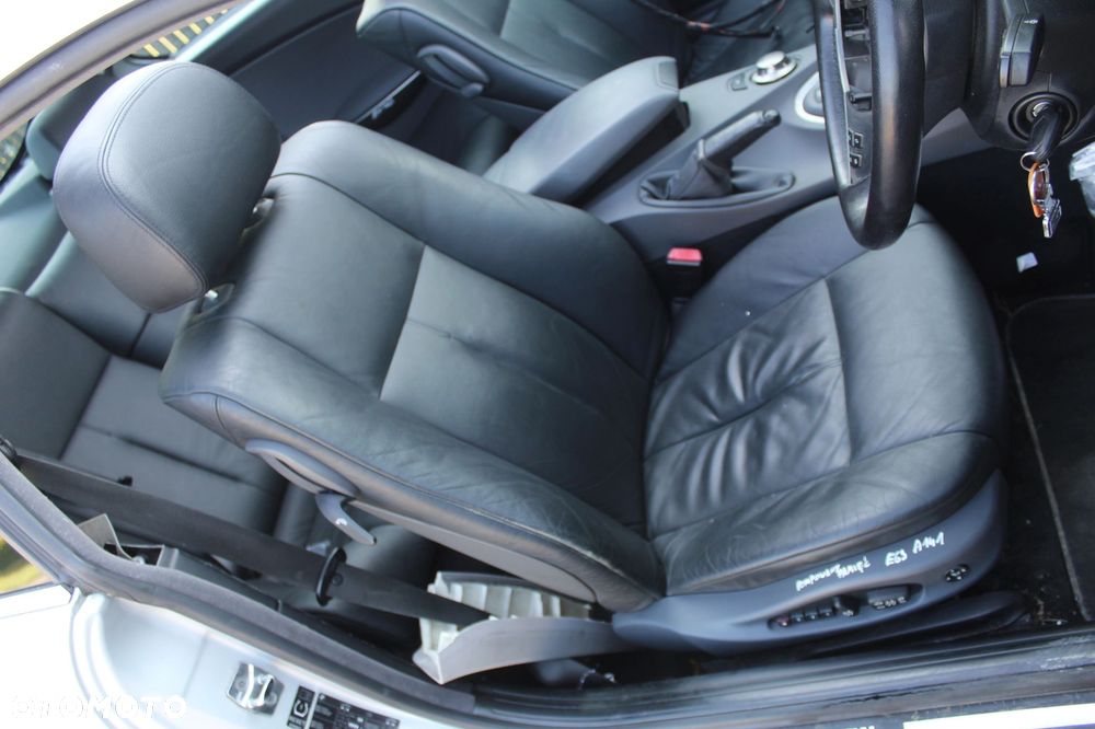 FOTEL PRAWY PRZÓD POMPOWANY PAMIĘĆ SKÓRA BMW E63 - 1