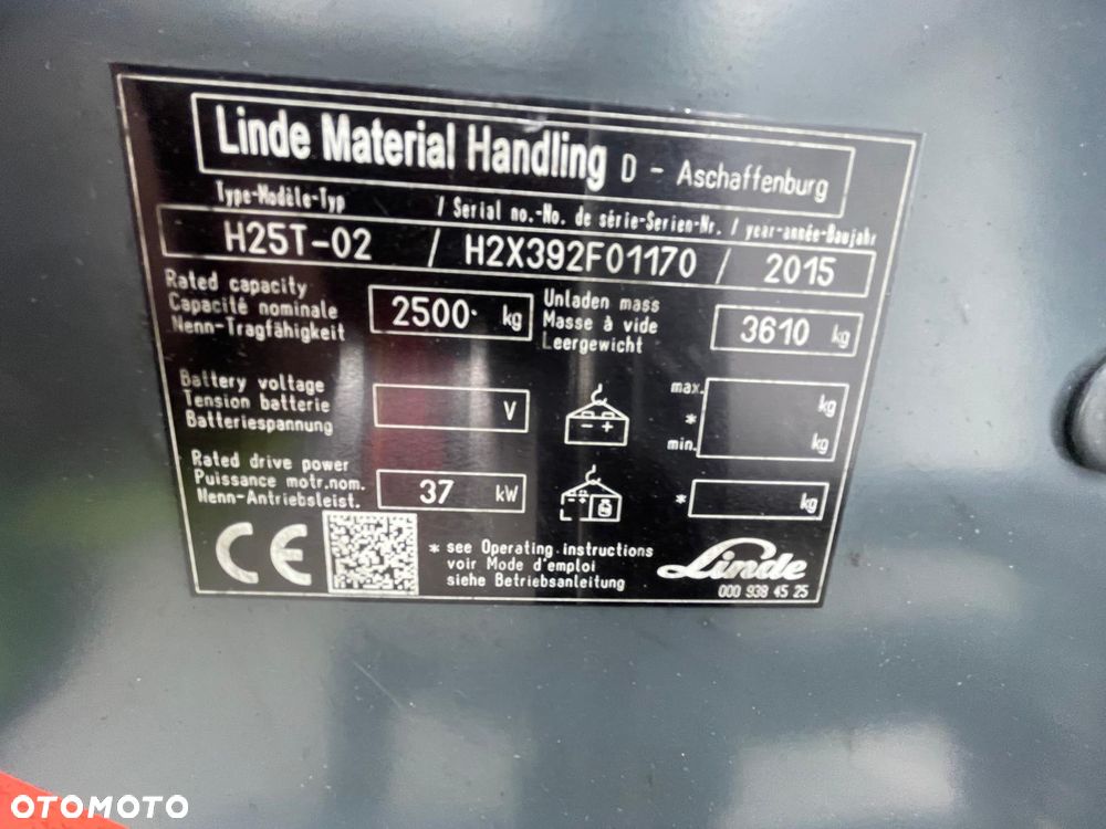 Linde H25T-02 - 4