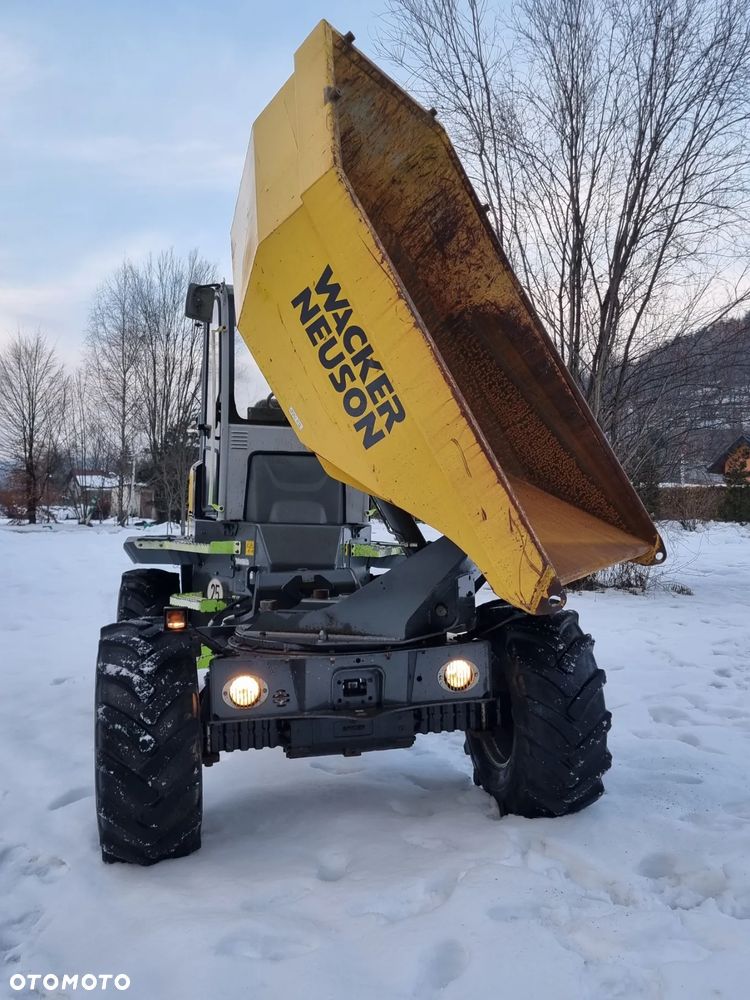 Wacker Neuson DW60 Wozidło 4x4 6 ton OBROTOWA koleba 1500mtg 2018 rok jak nowe z salonu PERKINS turbo silnik. Z Norwegii. Pełne sterowanie dżojstik REWERS HYDROSTATIC Ogrzewana Kabina Opony zero zużycia. Aktualna DEKRA. Kamera tył i Przód! Zero luzów i wycieków. Paka jak Nowa bez rys! - 3