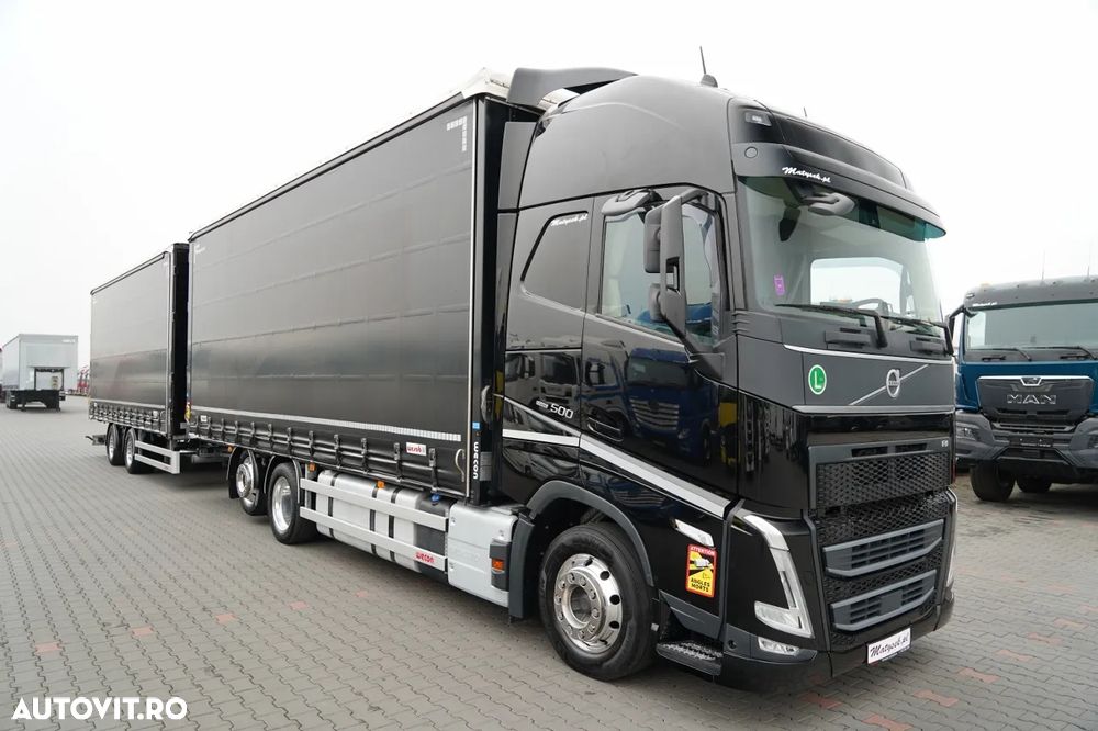 Volvo FH 500 / XXL / COMBINAT TANDEM TRAVEL 120 M3 / 2024 / I-PARK COOL / DOCURI SLING PENTRU CAMION / RIDICABILE / JANTE DIN ALIAJ / REMORCA WECON / CONTRACT POST-SERVICE - 5
