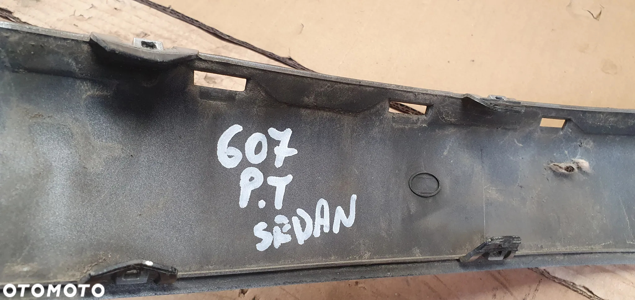 Listwa zderzaka prawy tył tylna prawa Peugeot 607 9649122677 - 6