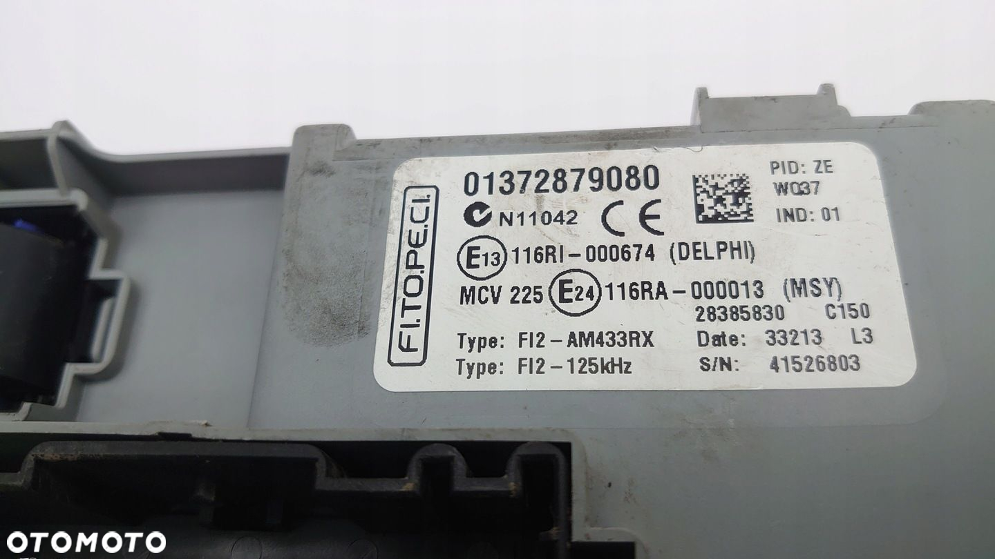 MODUŁ BSI SKRZYNKA BEZPIECZNIKÓW FIAT, QUBO FIORINO NEMO BIPPER 01372879080 - 4