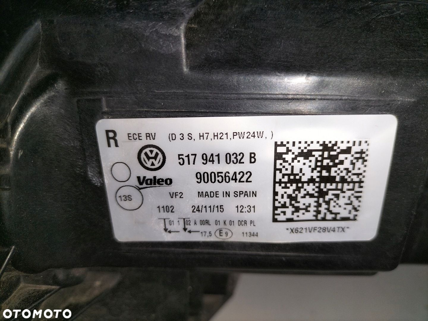 Lampa przednia prawa VW GOLF 7 VII 13- SPORTSVAN - 7