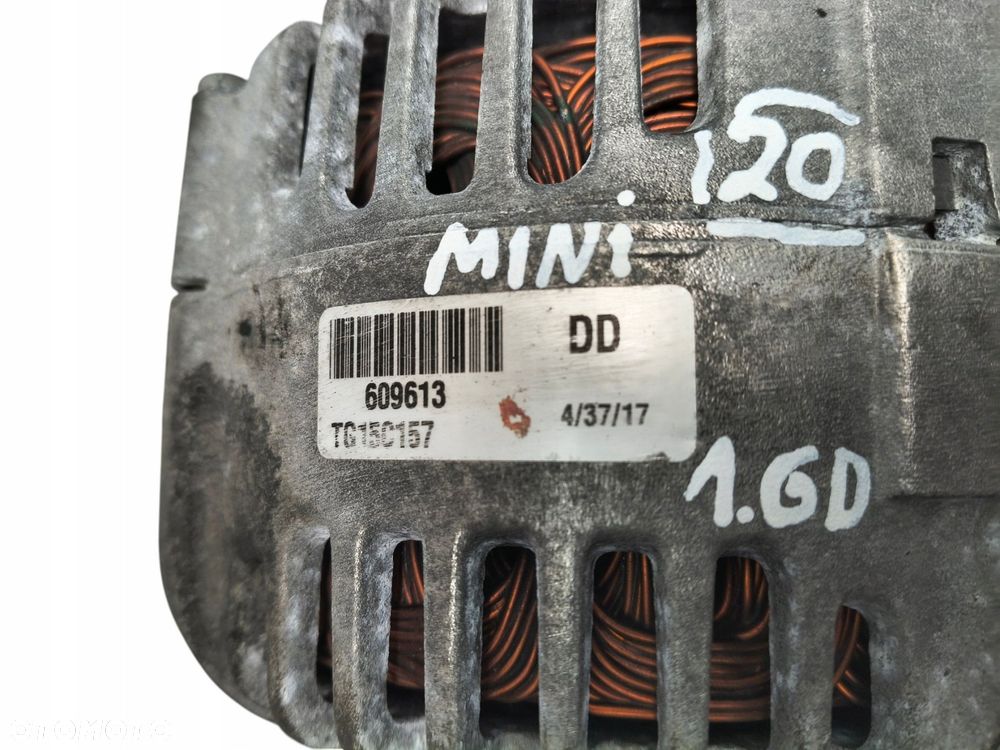 ALTERNATOR Mini Cooper D R56 R60 BMW F20 F30 1.6D 2.0D TG15C157 Valeo 150A - 3
