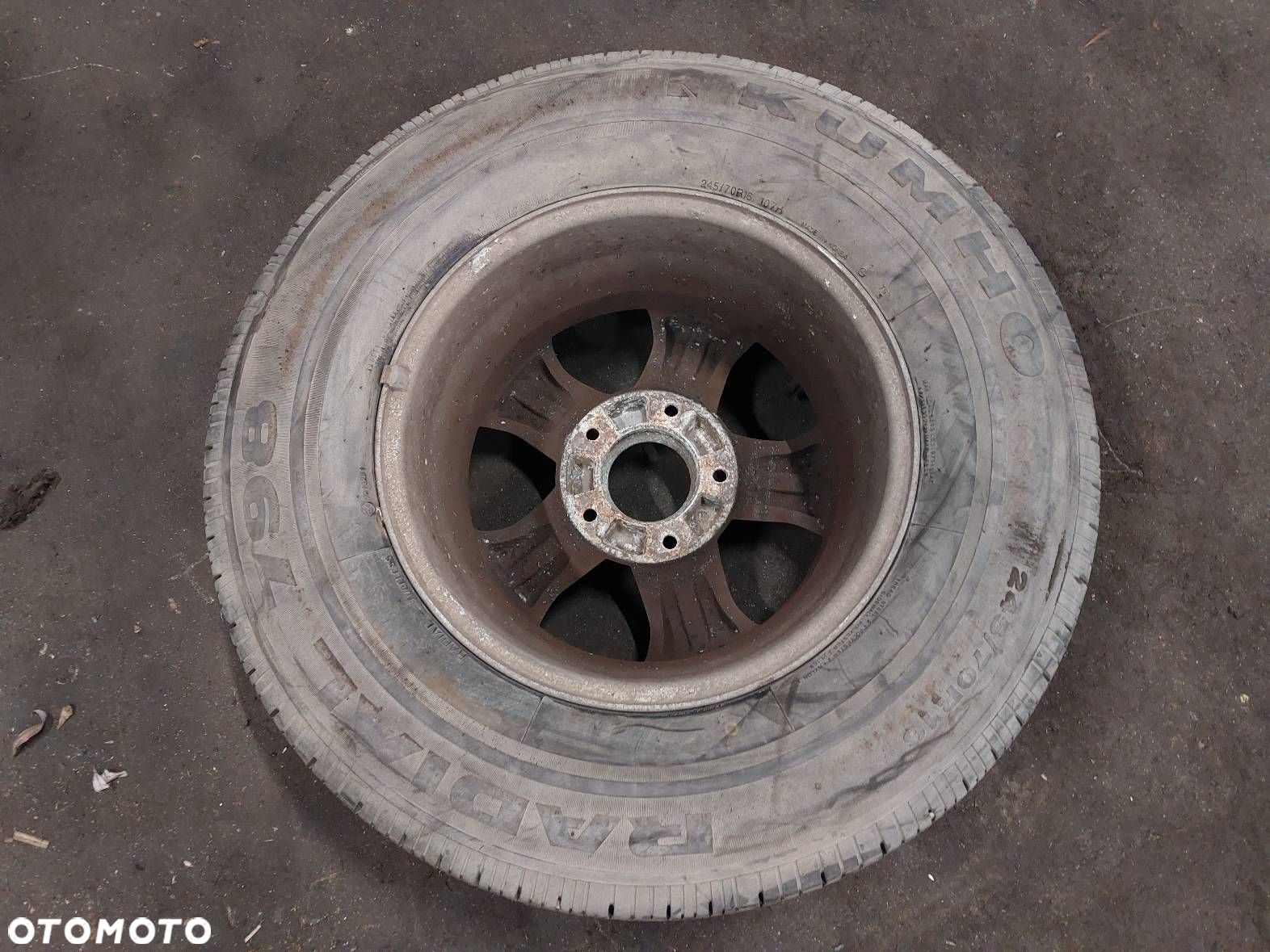 KOŁO ZAPASOWE ZAPAS 5x139,7 7Jx16 FI95,1 245/70R16 KIA SORENTO - 7