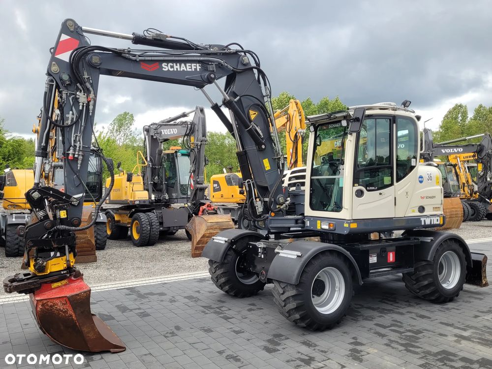 Schaeff Terex TW110 / ROTOTILT ze szczypcami / przebieg 3700h / bogate wyposażenie / - 2