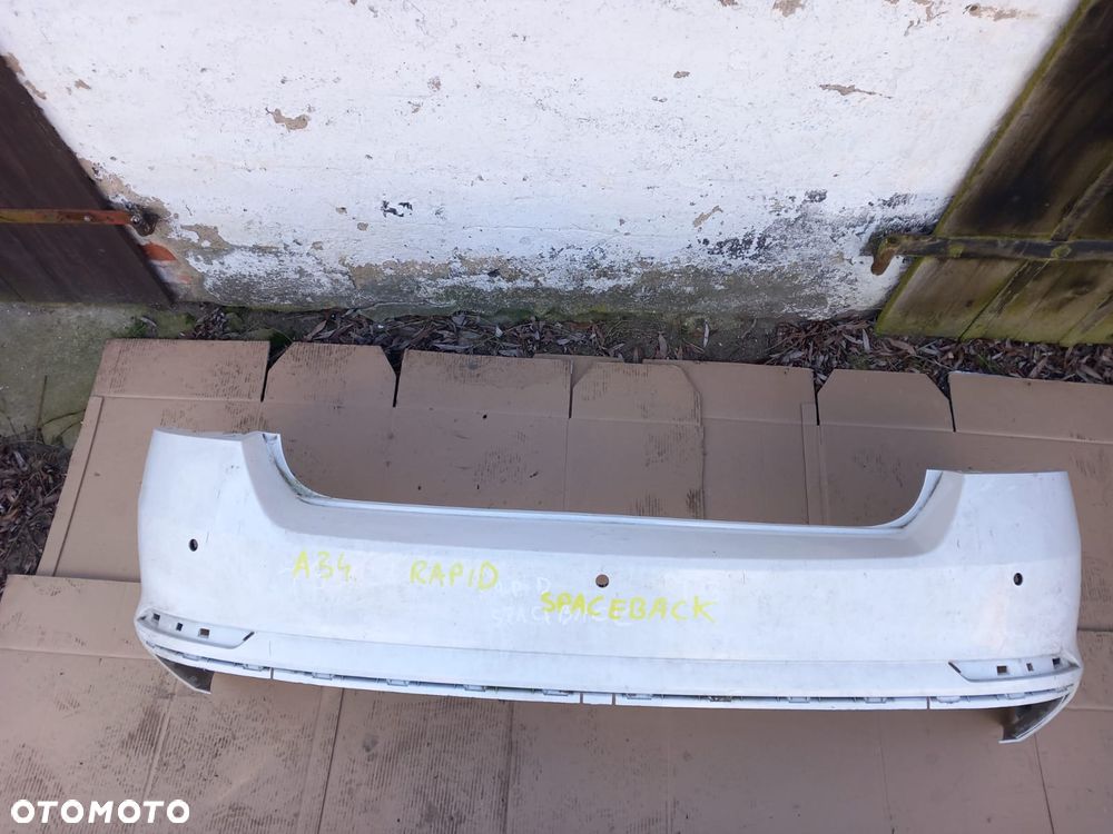 SKODA RAPID SPACEBACK 3 x PDC ZDERZAK TYLNY TYŁ - 2