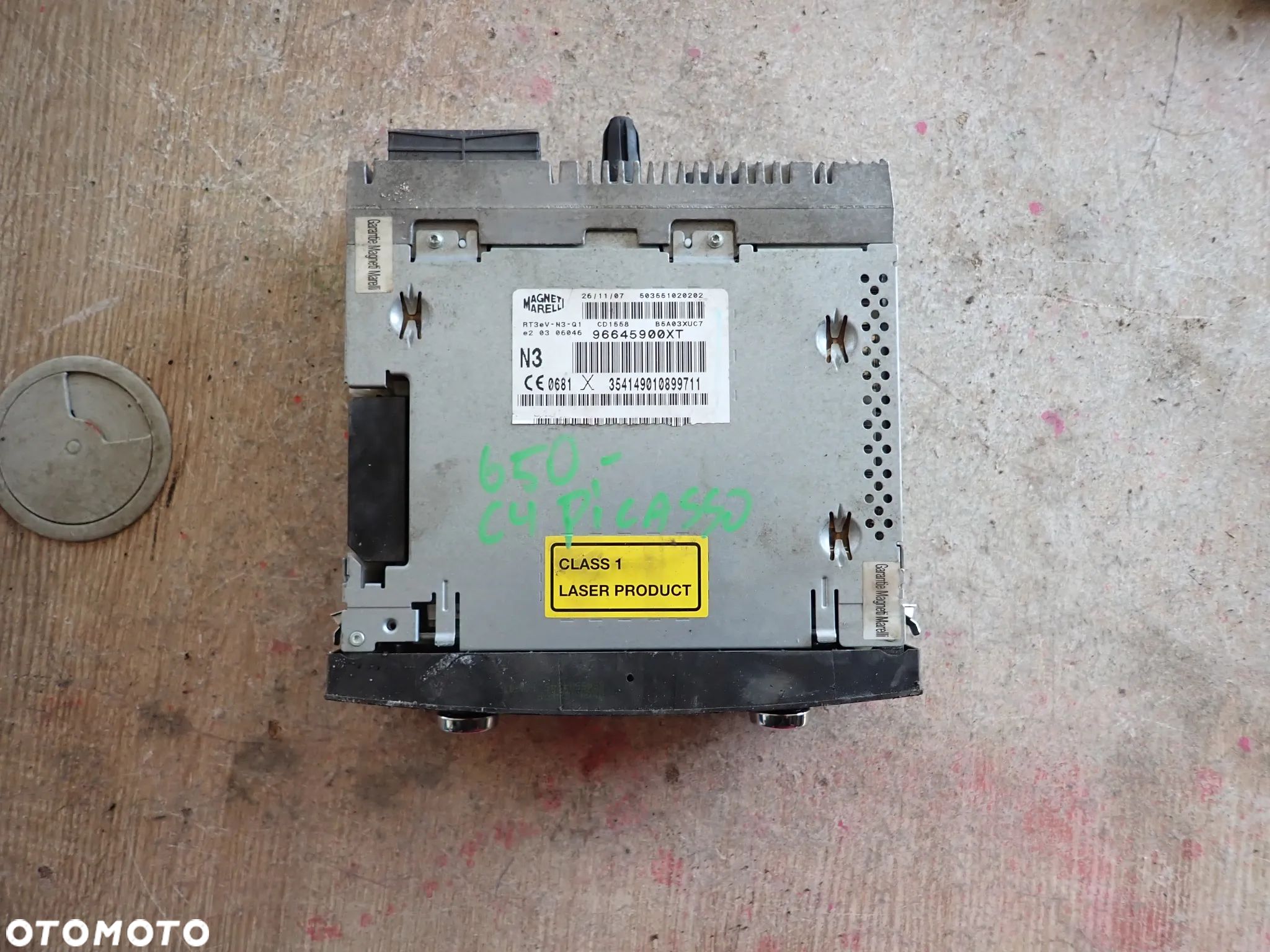 CITROEN C4 PICASSO RADIO NAWIGACJA 96645900XT - 1