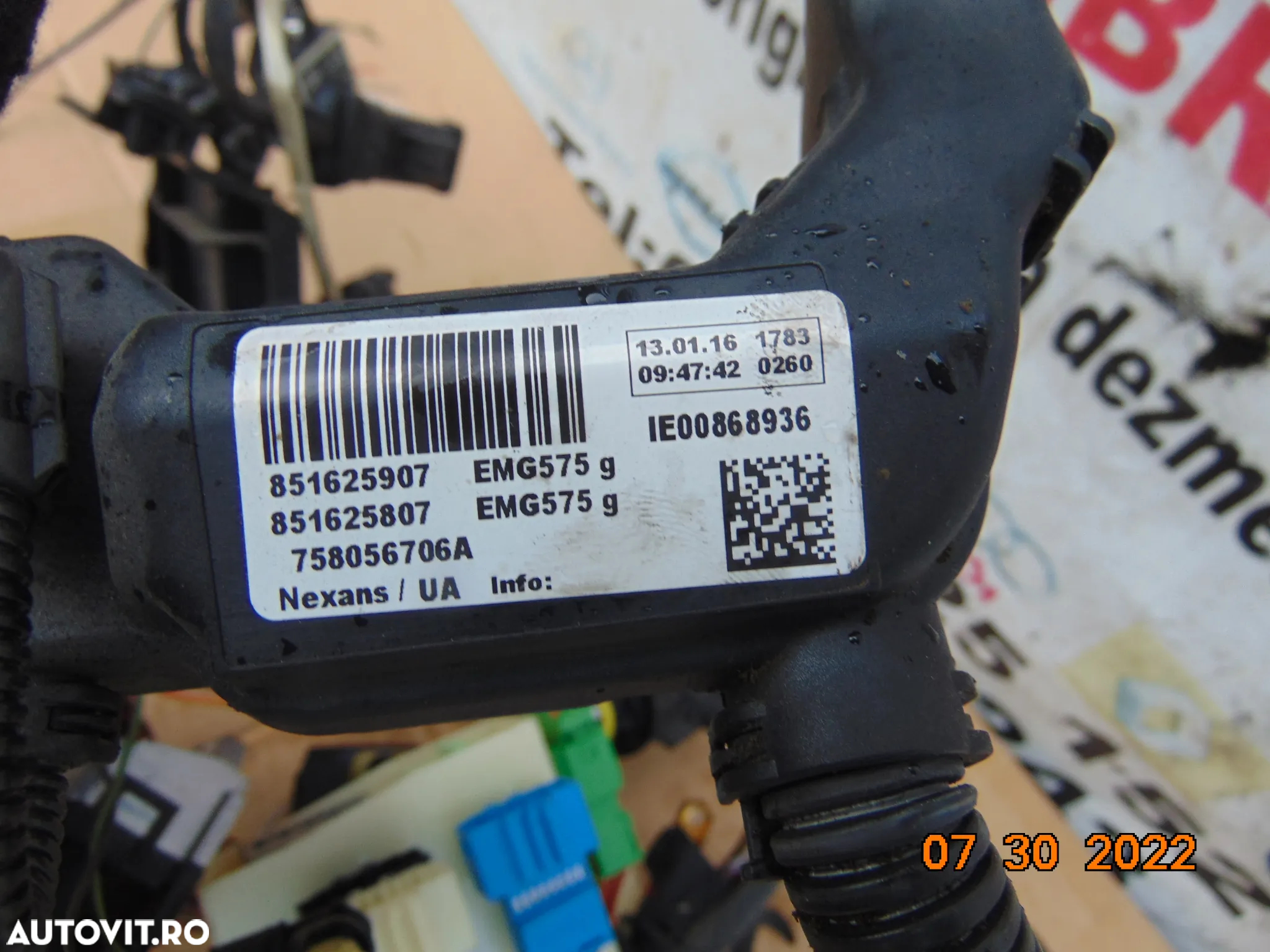 Cablaj Motor BMW F20 2.0 b47 f30 f31 f32 f33 f34 f10 f11 f45 f46 f25 f26 f80 g20 g31 g31 g21 g22 g2 - 3