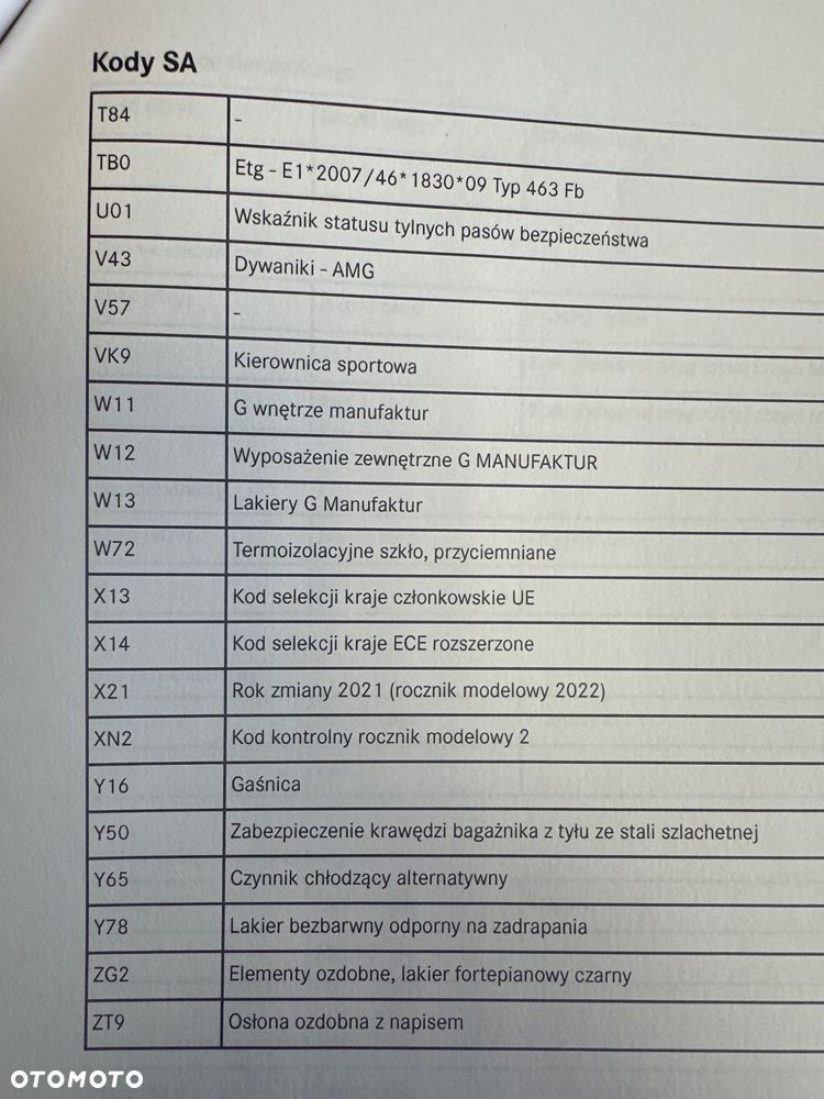 Mercedes-Benz Klasa G 500 9G-TRONIC - 9