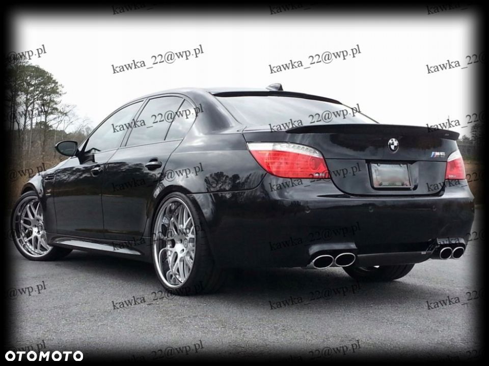 BMW 5 E60 SPOILER LOTKA SPOJLER NA SZYBĘ PODKŁAD!! - 8
