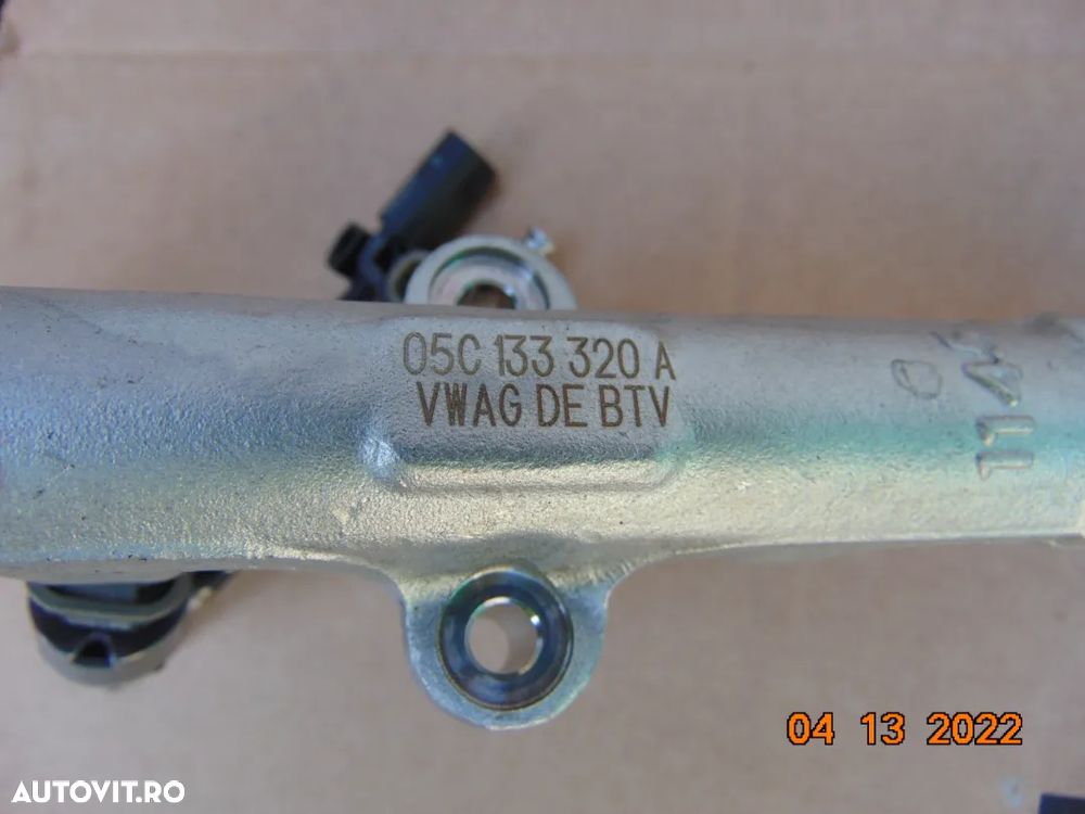 Rampa cu injectoare VW 1.0tsi Golf 7 golf 8 polo passat b8 b7 caddy t roc t cross seat arona ateca - 2