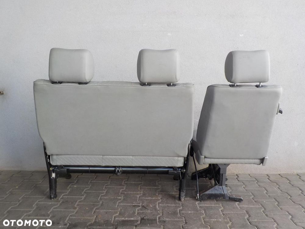 VW T4 FOTEL FOTELE SIEDZENIA RZĄD ŚRODKOWY TYŁ - 8