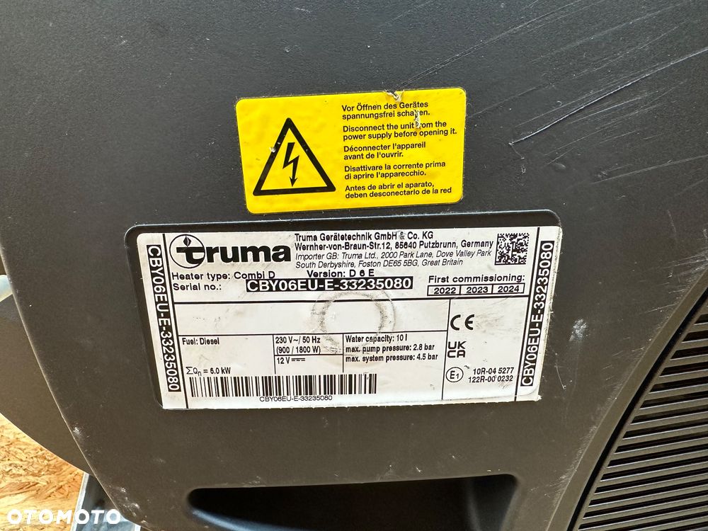 TRUMA CAMPER KAMPER OGRZEWANIE COMBI 6 E DIESEL - 14