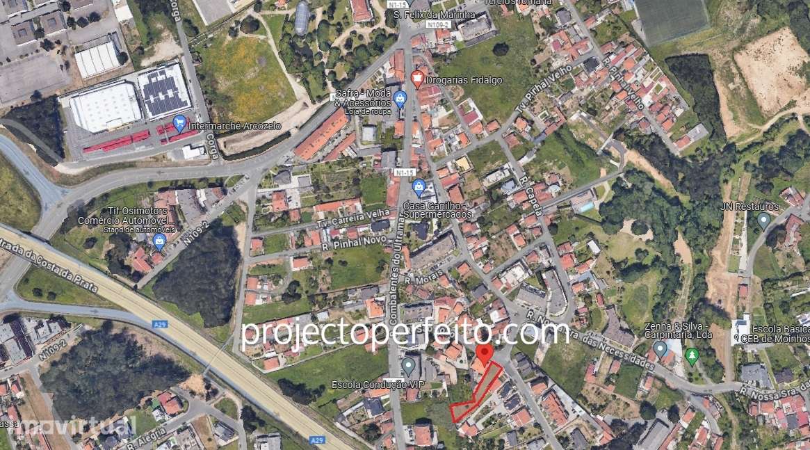 Lote de Terreno  Venda em São Félix da Marinha,Vila Nova de Gaia - Grande imagem: 2/4
