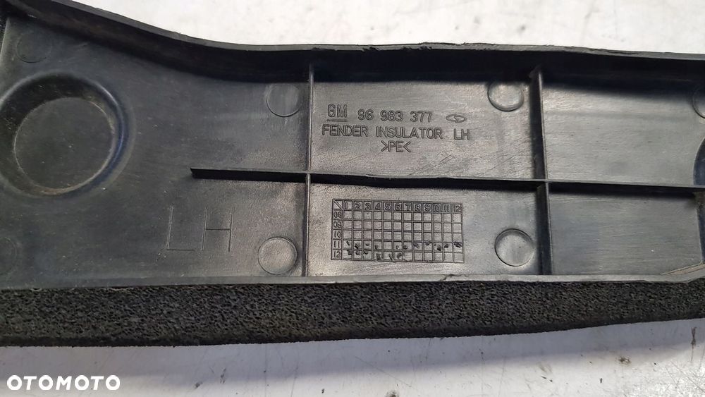 wygłuszenie błotnika Chevrolet Cruze - 8