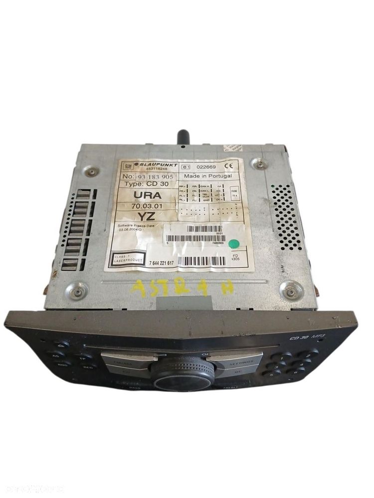 RADIO CD OPEL ASTRA III H 93183905 ASTRA III H - 2
