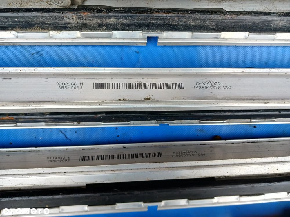 Szyny prowadnice mocowanie foteli tylnych tył Peugeot 807 Citroen C8 Lancia Phedra - 3