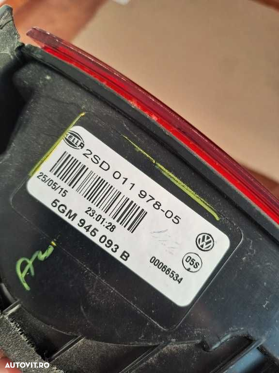 Stop stanga VW Golf 7 GTI cod 5GM945093B - 5