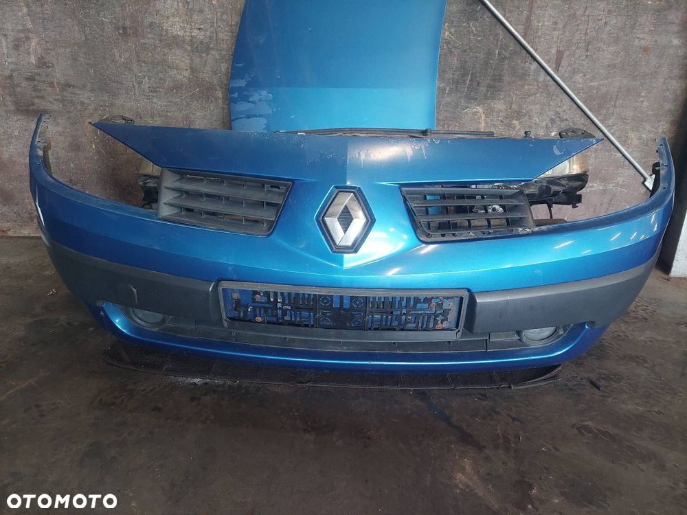 KOMPLETNY PRZÓD MASKA ZDERZAK BŁOTNIKI LAMPY RENAULT MEGANE II TEI45 - 6