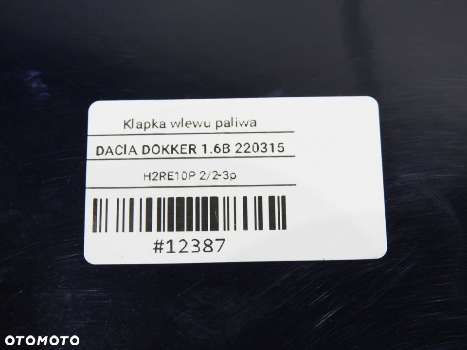 KLAPKA WLEWU PALIWA DVD42 DACIA DOKKER - 8